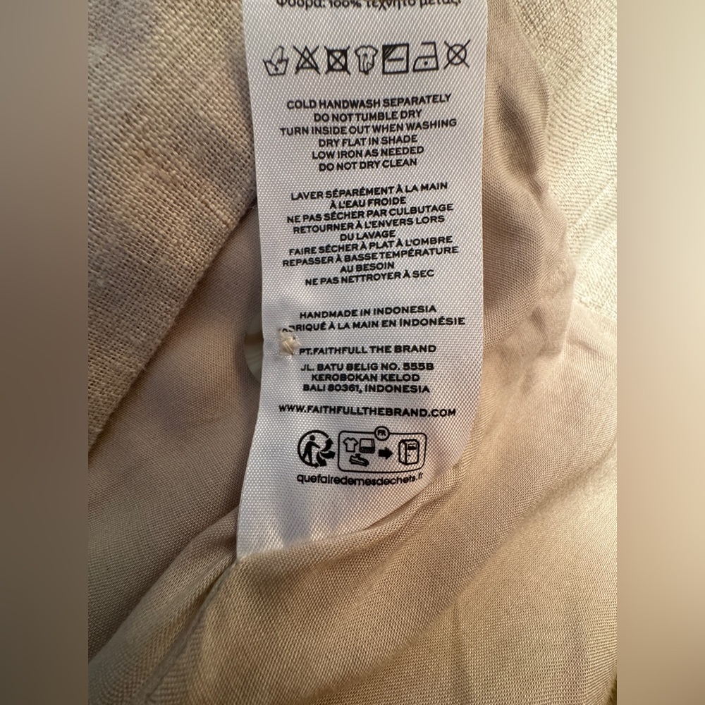 Faithful the Brand Linen Button Down Top - Picture 4 of 4
